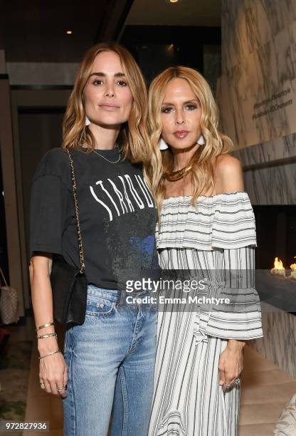 Anine Bing and Rachel Zoe attend Summer '18 Box of Style by Rachel Zoe Soiree at Hotel Bel Air on June 12, 2018 in Los Angeles, California.