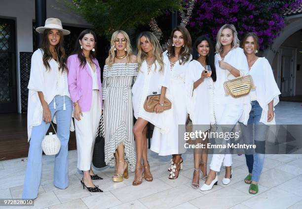 Rocky Barnes, Paola Alberdi, Rachel Zoe, Erica Pelosini, Annabelle Fleur, Sheryl Luke, Liz Cherkasova and Lauren Scruggs Kennedy attend Summer '18...