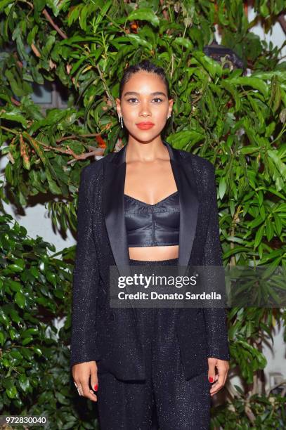 Alexandra Shipp attends the Max Mara Celebration for Alexandra Shipp, 2018 Women In Film Max Mara Face Of The Future Award Recipient at Chateau...