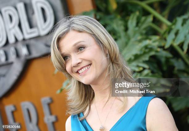 Ariana Richards arrives to the Los Angeles premiere of Universal Pictures and Amblin Entertainment's "Jurassic World: Fallen Kingdom" held at Walt...