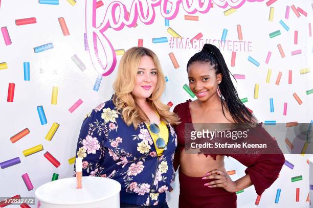 Guests attend MAC Cosmetics Oh Sweetie Lipcolour Launch Party in Beverly Hills on June 12, 2018 in Beverly Hills, California.