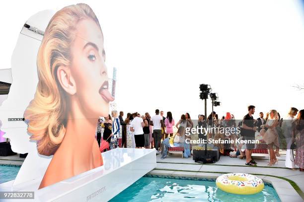 General view of atmopshere at MAC Cosmetics Oh Sweetie Lipcolour Launch Party in Beverly Hills on June 12, 2018 in Beverly Hills, California.