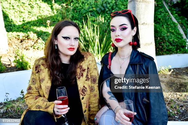 Guests attends MAC Cosmetics Oh Sweetie Lipcolour Launch Party in Beverly Hills on June 12, 2018 in Beverly Hills, California.