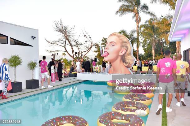 General view of atmosphere at MAC Cosmetics Oh Sweetie Lipcolour Launch Party in Beverly Hills on June 12, 2018 in Beverly Hills, California.