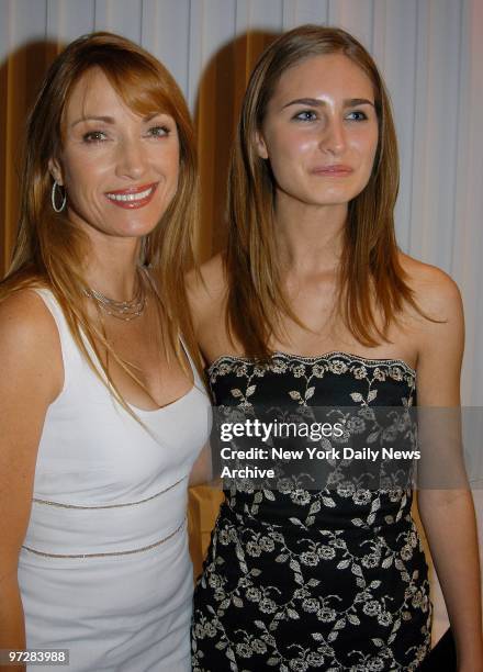 Jane Seymour and Lauren Bush are on hand at the Escada fashion show at the clothier's new Fifth Ave. Store.