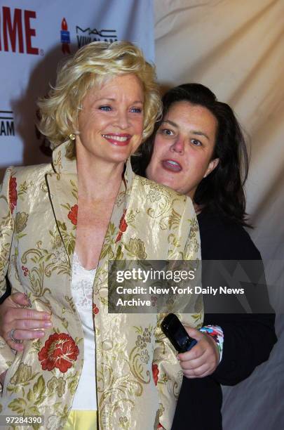 Christine Ebersole and Rosie O'Donnell are at the Ziegfeld Theatre to celebrate Liza Minnelli's 60th birthday and for the premiere of the restored...