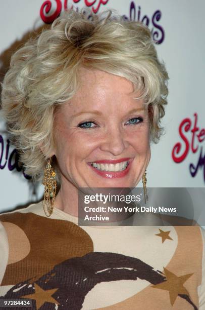 Christine Ebersole attends a luncheon for cast members of the Broadway production of "Steel Magnolias" at Trattoria Dopo Teatro.