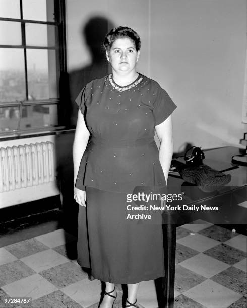 Martha Beck one of the defendants in the "Lonely Hearts" trial.