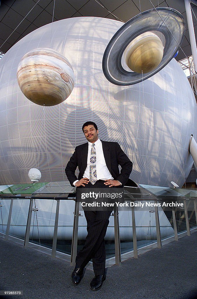 Neil de Grasse Tyson, director of the new Hayden Planetarium