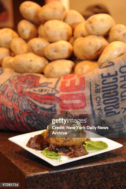 Jason Apfelbaum has opened "Totally Baked" a gourmet potato restaurant at 8 W 18th st. The restaurant features a $55 truffle potato.,