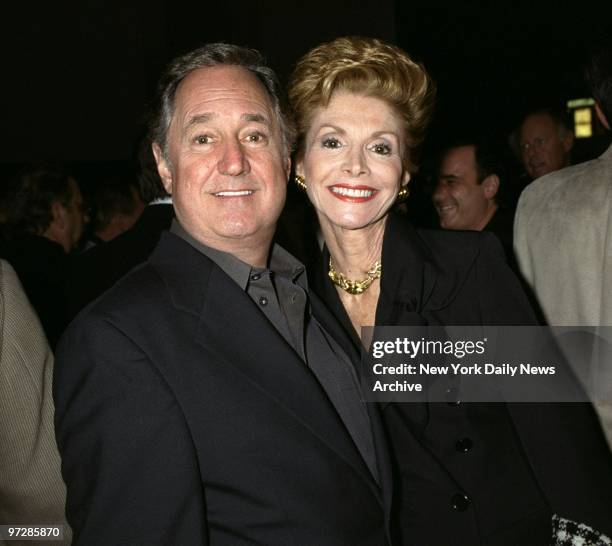 Neil Sedaka and his wife, Leba, arrive at the Cinema One Theater for the premiere of new movie, "Prince of Central Park."