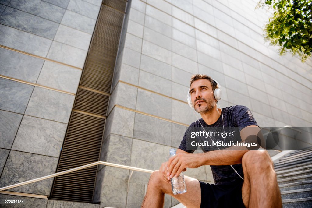 Taking a break.