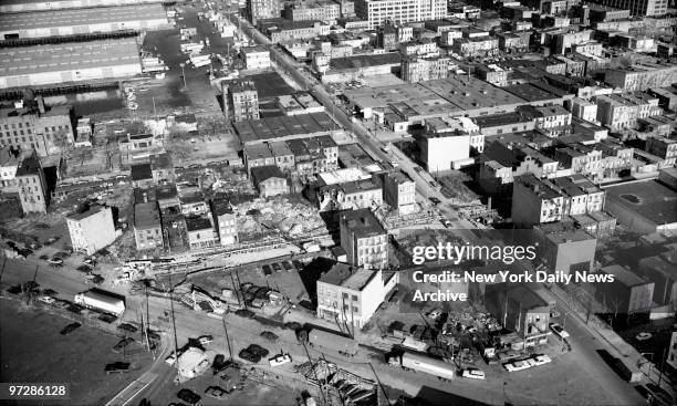 Building Collapse - Old hangout of Crazy Joe Gallo.,