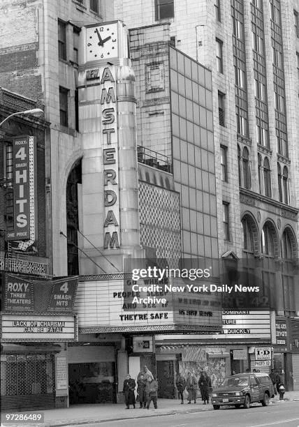 New Amsterdam Theater on West 42nd St., Times Square, New York.