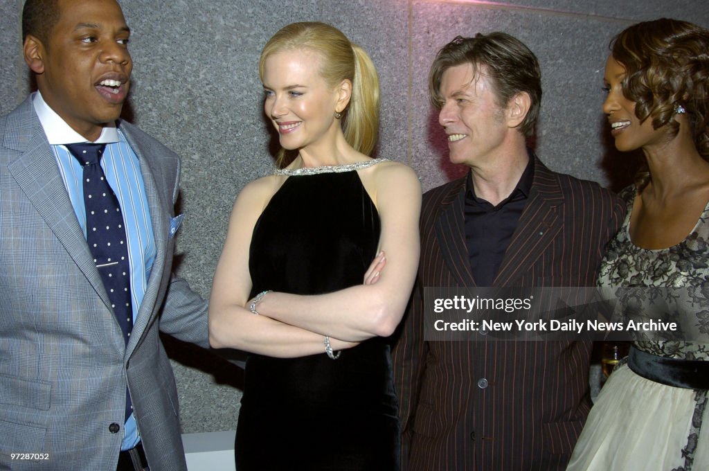 Jay-Z and Nicole Kidman get together with David Bowie and wi