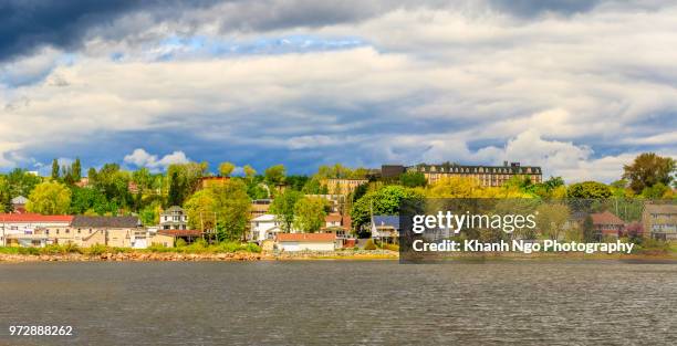 bathurst town in new brunswick - bathurst new brunswick stock pictures, royalty-free photos & images