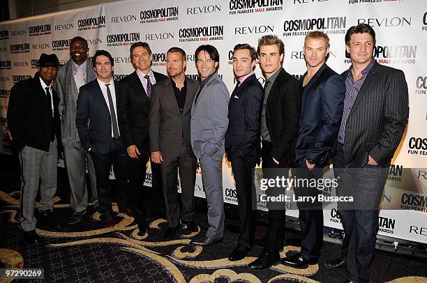 Ne-Yo, Terrell Owens, Josh Schwartz, Dr. Mehmet Oz, Chris O'Donnell, Stephen Moyer, Ed Westwick, Paul Wesley, Kellan Lutz and Nathan Fillion attend...