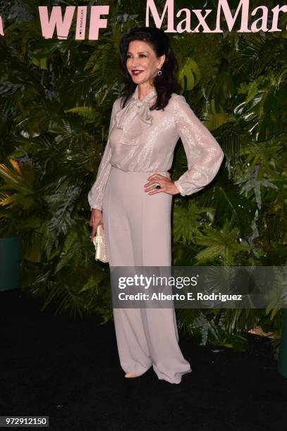 Shohreh Aghdashloo attends Max Mara WIF Face Of The Future at Chateau Marmont on June 12, 2018 in Los Angeles, California.