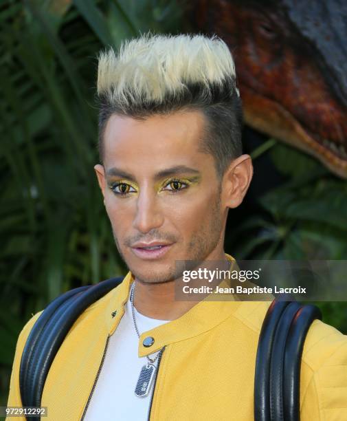Frankie J. Grande attends the premiere of Universal Pictures and Amblin Entertainment's "Jurassic World: Fallen Kingdom" on June 12, 2018 in Los...