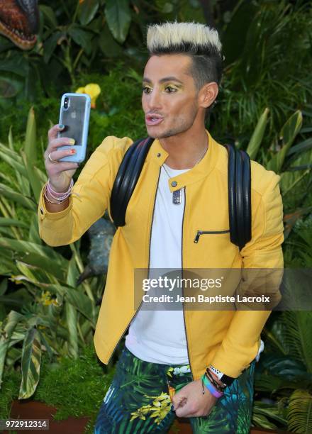 Frankie J. Grande attends the premiere of Universal Pictures and Amblin Entertainment's "Jurassic World: Fallen Kingdom" on June 12, 2018 in Los...