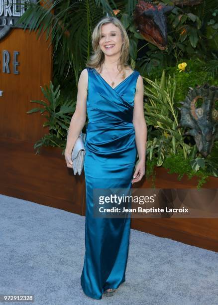 Ariana Richards attends the premiere of Universal Pictures and Amblin Entertainment's "Jurassic World: Fallen Kingdom" on June 12, 2018 in Los...