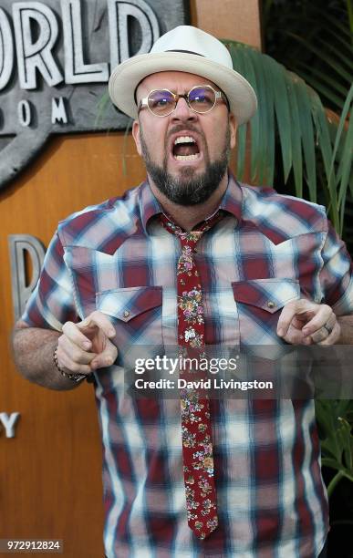 Actor Chris Sullivan attends the premiere of Universal Pictures and Amblin Entertainment's "Jurassic World: Fallen Kingdom" at Walt Disney Concert...