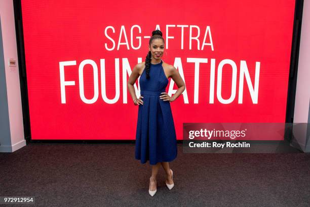 Susan Kelechi Watson attends SAG-AFTRA Foundation Conversations: "This Is Us" at The Robin Williams Center on June 12, 2018 in New York City.