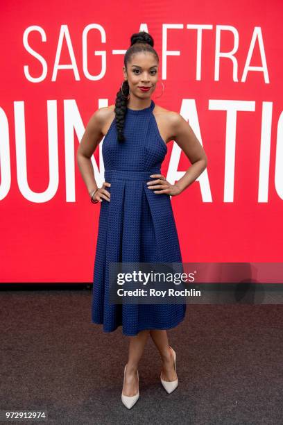 Susan Kelechi Watson attends SAG-AFTRA Foundation Conversations: "This Is Us" at The Robin Williams Center on June 12, 2018 in New York City.