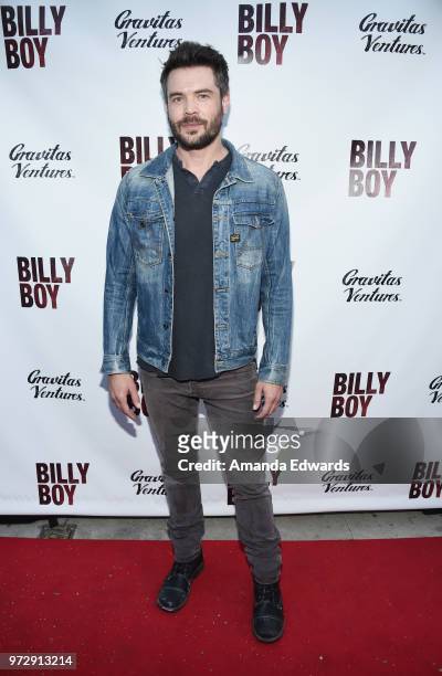 Actor Charlie Weber arrives at the Los Angeles premiere of "Billy Boy" at the Laemmle Music Hall on June 12, 2018 in Beverly Hills, California.
