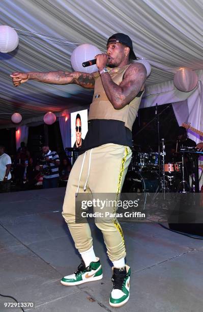 Iman Shumpert performs onstage during ATL Live On The Park at Park Tavern on June 12, 2018 in Atlanta, Georgia.