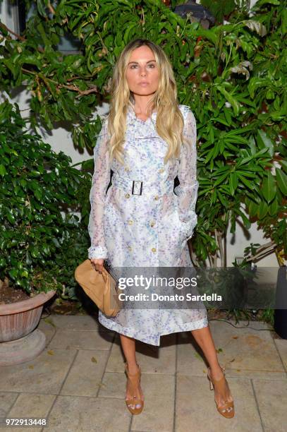 Erica Pelosini, wearing Max Mara, attends the Max Mara Celebration for Alexandra Shipp, 2018 Women In Film Max Mara Face Of The Future Award...