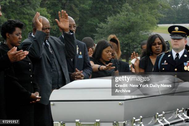 Sgt. Kimmel Watt was buried today at Calverton National Cemetery in Long Island this afternoon after he was killed in Iraq. He is from Brooklyn. At...