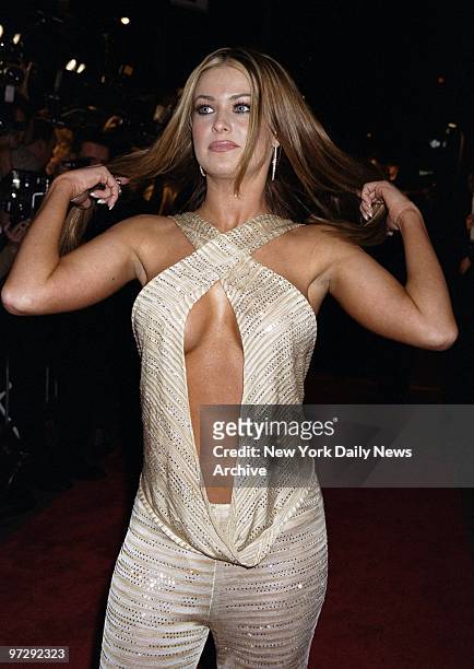 Carmen Electra is on hand at GQ's fifth annual "Men Of The Year" Awards honoring men of distinction at the Beacon Theater. She was a presenter.