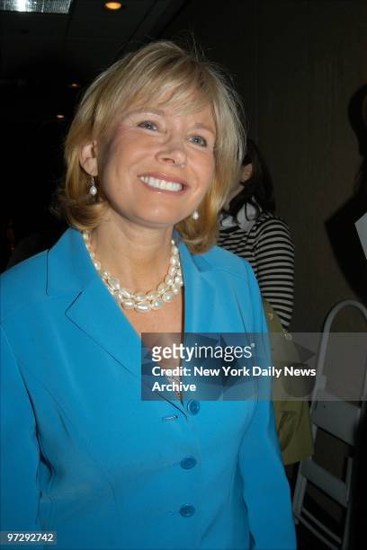 Sharon Bush, sister-in-law of the President, is on hand at the 25th Annual Outstanding Mother Awards at the Marriott Marquis. The event honors...