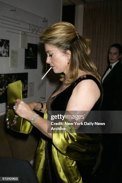 Catherine Deneuve is on hand for showing of the movie "Dancer in the Dark" on opening night of the New York Film Festival at Lincoln Center. She...