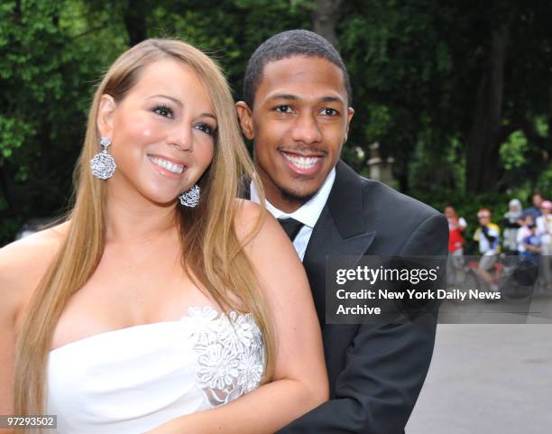 Mariah Carey and Nick Cannon at the Fresh Air Fund "Salute To American Heroes" held at Tavern On The Green