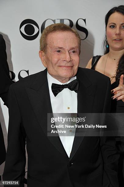 Jerry Herman at the Arrivals for the Tony Awards held at radio City Music Hall.