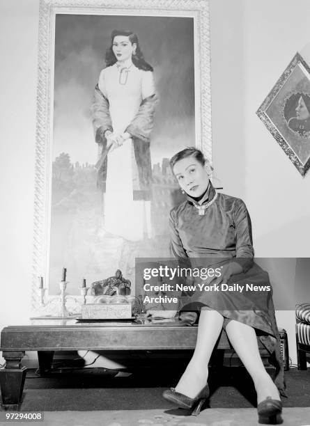 Marianna Zaya Kingman-Speelman in her apartment.