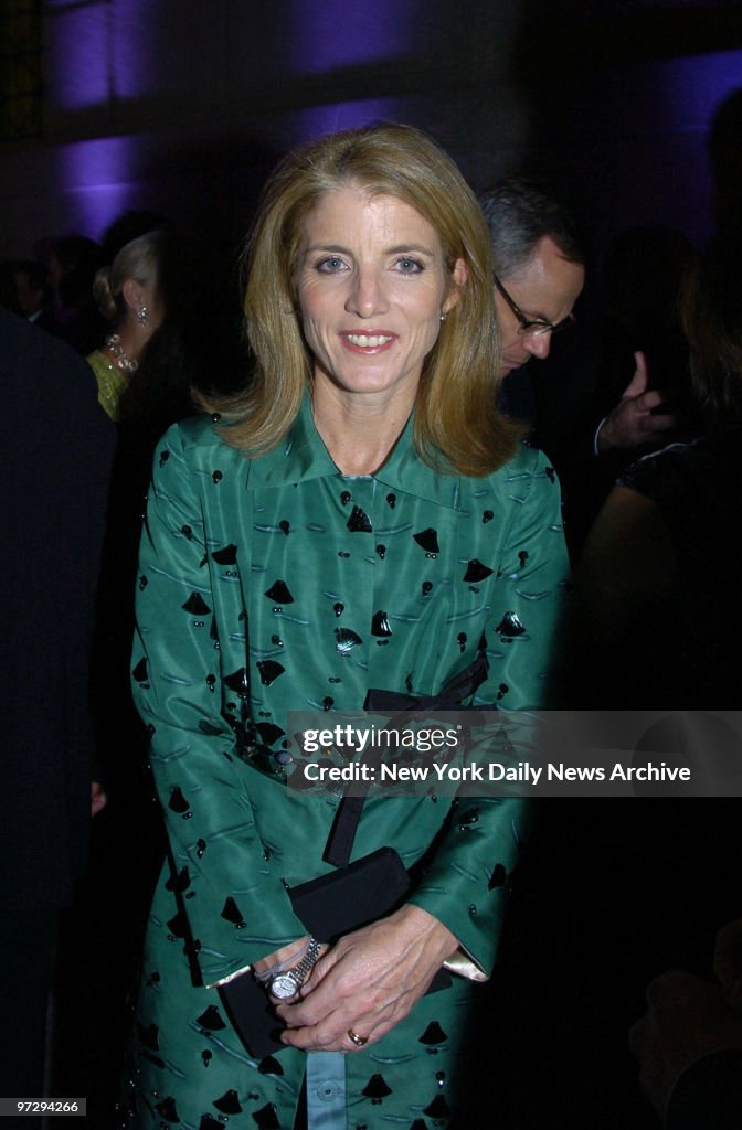 Caroline Kennedy Schlossberg at the Vanity Fair Party held a