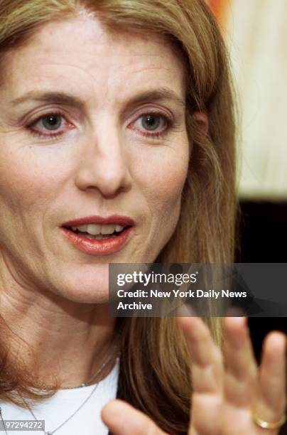 Caroline Kennedy Schlossberg discusses "Profiles in Courage for Our Time," a book she both edited and wrote an introduction for, at the offices of...