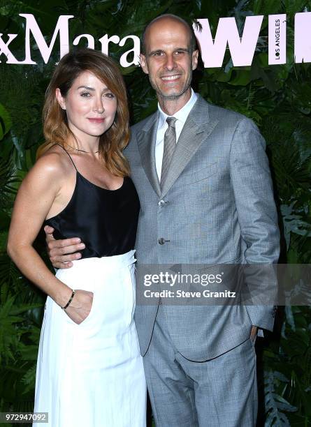 Sasha Alexander, Edoardo Ponti arrives at the Max Mara WIF Face Of The Future at Chateau Marmont on June 12, 2018 in Los Angeles, California.