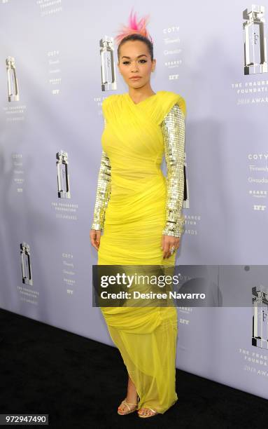 Rita Ora attends 2018 Fragrance Foundation Awards at Alice Tully Hall at Lincoln Center on June 12, 2018 in New York City.