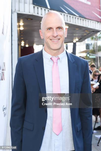 Bradley Buecker attends "Billy Boy" Los Angeles Premiere - Red Carpet at Laemmle Music Hall on June 12, 2018 in Beverly Hills, California.