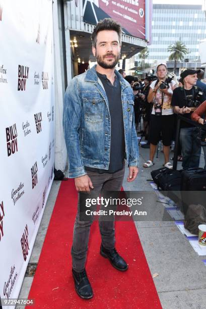 Charlie Weber attends "Billy Boy" Los Angeles Premiere - Red Carpet at Laemmle Music Hall on June 12, 2018 in Beverly Hills, California.