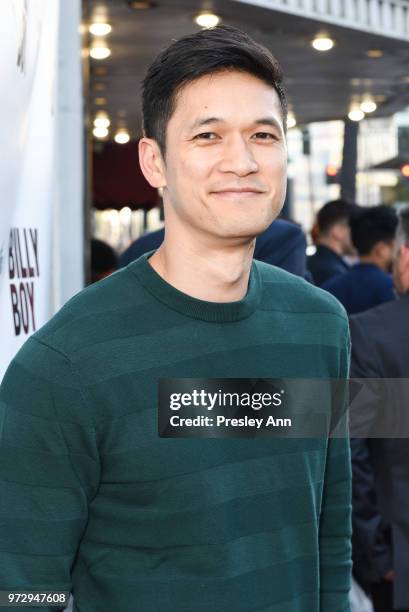 Harry Shum Jr. Attends "Billy Boy" Los Angeles Premiere - Red Carpet at Laemmle Music Hall on June 12, 2018 in Beverly Hills, California.