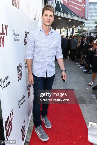 Rick Cosnett attends "Billy Boy" Los Angeles Premiere - Red Carpet at Laemmle Music Hall on June 12, 2018 in Beverly Hills, California.