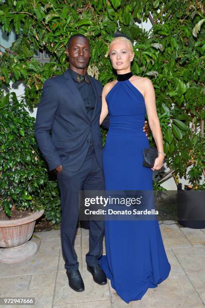 Kalina Rahal and guest attend the Max Mara Celebration for Alexandra Shipp, 2018 Women In Film Max Mara Face Of The Future Award Recipient at Chateau...