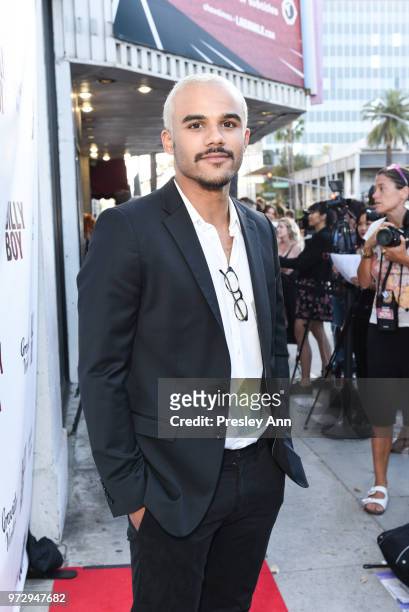 Jacob Artist attends "Billy Boy" Los Angeles Premiere - Red Carpet at Laemmle Music Hall on June 12, 2018 in Beverly Hills, California.