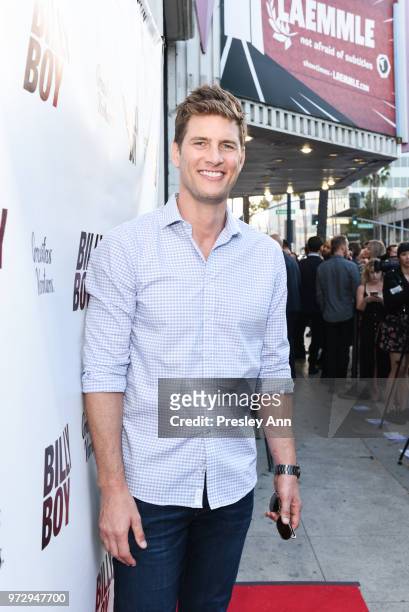 Rick Cosnett attends "Billy Boy" Los Angeles Premiere - Red Carpet at Laemmle Music Hall on June 12, 2018 in Beverly Hills, California.