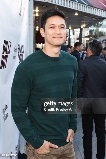 Harry Shum Jr. Attends "Billy Boy" Los Angeles Premiere - Red Carpet at Laemmle Music Hall on June 12, 2018 in Beverly Hills, California.